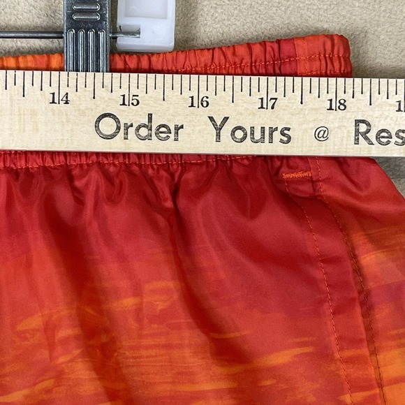 Jordan Shorts Mens Extra‎ Large Orange Red Jumpman Logo Zip Basketball Adult - Picture 4 of 13